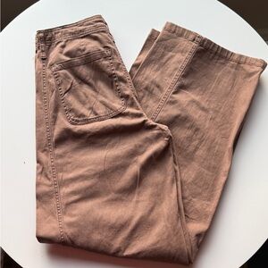 Celebrity Pink High-Rise Wide Leg Pants in Tan